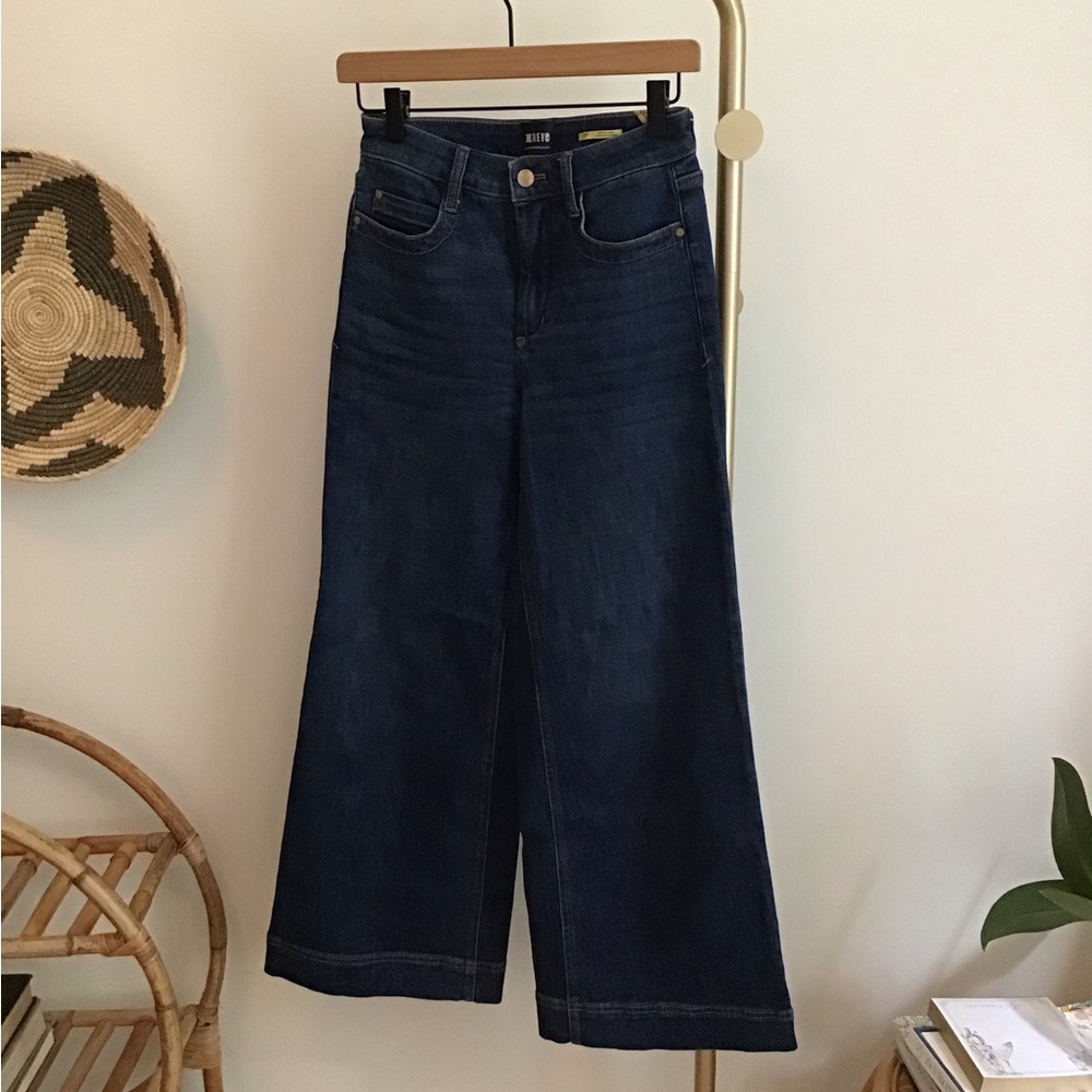 Anthropologie Indigo Wide Leg Jeans